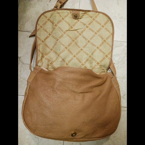 BRAND NEW Vtg Barganza Patchwork Leather/Horse Hair Satchel - Picture 6 of 7